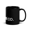 Social Coffee Co | Black Glossy Mug